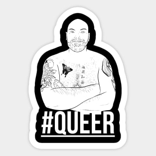 Hashtag BOYZ - QUEER Paul invert Sticker